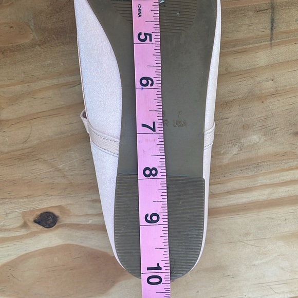 Primark Baby Pink Satin Ballet Flats - Picture 4 of 5